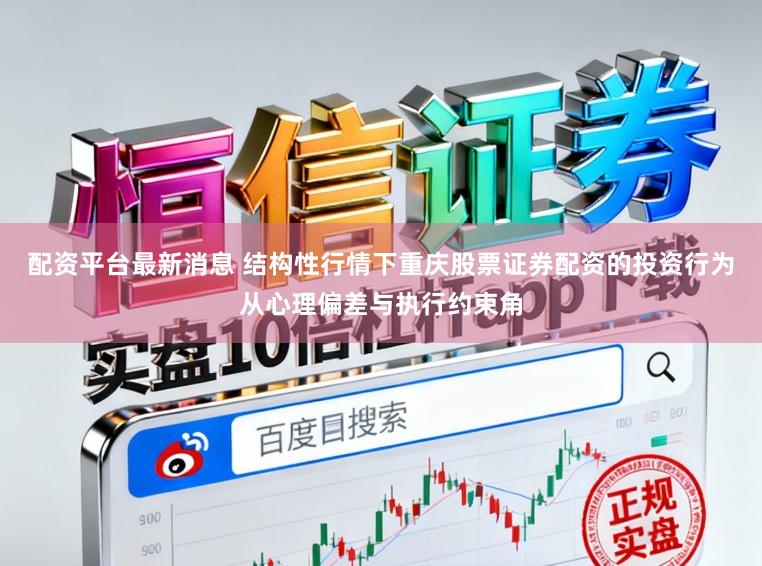 配资平台最新消息 结构性行情下重庆股票证券配资的投资行为从心理偏差与执行约束角