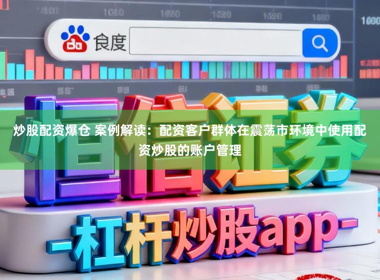 炒股配资爆仓 案例解读：配资客户群体在震荡市环境中使用配资炒股的账户管理